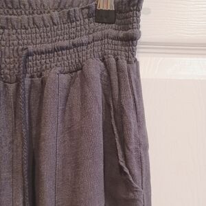 Grace & Lace Linen Blend Pants XS - Charcoal Grey